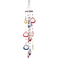 Klangspiel Suncatcher Tropfen, bunt, 50 cm