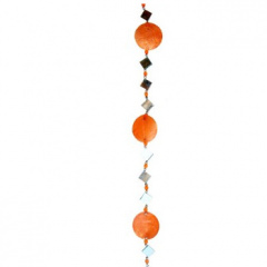 Suncatcher in orange, 150 cm lang