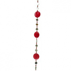 Suncatcher in rot, 150 cm lang