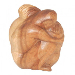 Soar Holz Figur - Verschmelzung, 15 cm
